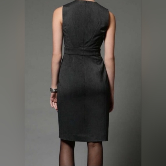 Paige Black Label Kingly Dress Size 10 Black With Subtle Silver Sparkles. - Picture 7 of 16